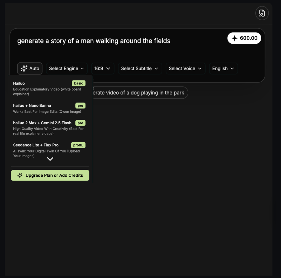 Choose From Various AI Visual and Image to Video Models